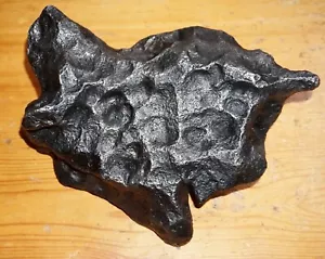MUSEUM QUALITY HUGE 50 Lb CAMPO DEL CIELO IRON METEORITE COVERED IN THUMBPRINTS! - Picture 1 of 5