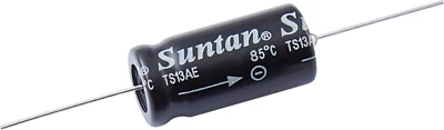 SUNTAN Elko Kondensator axial TS13AE1G471MSB000R 470uF 40V 731mA 13x22mm [2 pcs] #BP