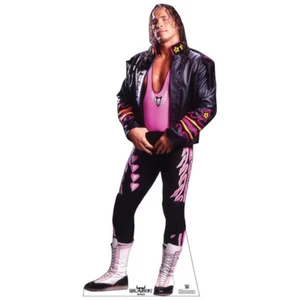 BRET "THE HITMAN" HART WWE Wrestling Lifesize CARDBOARD CUTOUT Standup Standee - Picture 1 of 4
