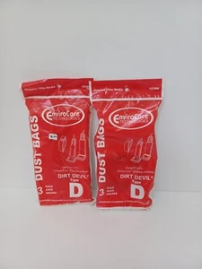 Dirt Devil EnviroCare Technologies Typ D 123SW Filtermedienbeutel 2 Packungen 6 Beutel - Bild 1 von 2