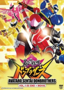 Avataro Sentai Donbrothers (VOL.1 - 50 End + Movie) ~ Power Rangers ~ DVD ~ - Picture 1 of 6