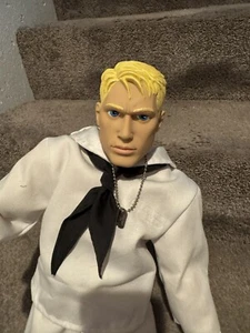 BJD 1/3, SD, 21 INCHES, MEN OF HONOR, WW2 NAVY VINYL DOLL, PREOWNED - Picture 1 of 6