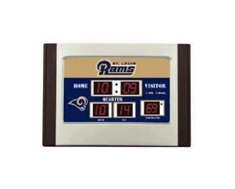 Team Sports St. Louis Rams Scoreboard Desk Clock Cover