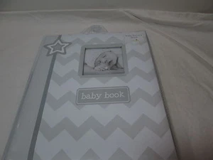 L'il Peach STAR BEARS Baby Memory Record Book First Five Years - Grey/White NEW - Picture 1 of 12