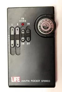 LIFE Am/fm Pocket Stereo Vintage Walkman - Picture 1 of 6