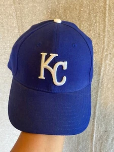 Kansas City Royals Blue Hat Cap One Size Adjustable NEW ERA w/Stickers - Picture 1 of 5