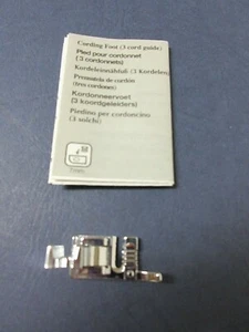 brother part Cording foot 3 cord guide with instructions 7mm - Picture 1 of 3