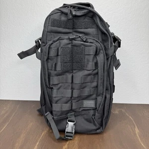 5.11 RUSH MOAB 10 Tactical Sling Pack Backpack Style 56964 Black - Picture 1 of 16