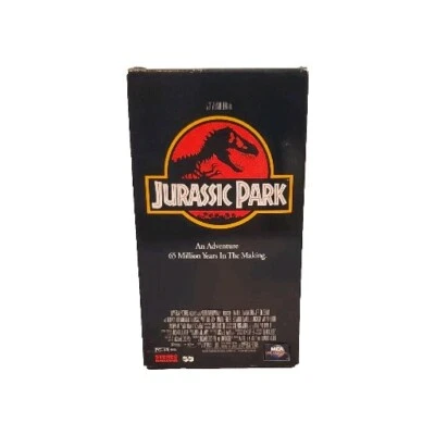 Jurassic Park Steven Spielberg VHS Tape 1993 Laura Dern, Jeff Goldblum Dinosaur - Image 1 of 3