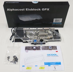 Bloc de glace Alphacool Aurora Plexi GPX-N Nvidia Geforce RTX 2080/2080Ti FE - Photo 1/3