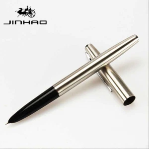 Jinhao 911 All steel Fountain Pen Smooth Extra Fine Nib 0.38mm Writing Gifts New - Picture 1 of 7