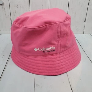 Columbia Titanium-Omni shield Bucket Hat Women's Size S/M Sun Hat Bright Pink - Picture 1 of 11