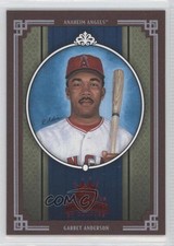 2005 Donruss Diamond Kings Red Framed Garret Anderson #1
