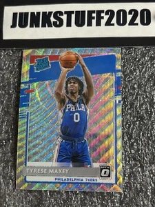 2020-21 Donruss Optic Tyrese Maxey Silver Wave Prizm Rated Rookie #171 76ers - Bild 1 von 4