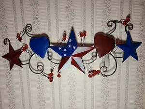 Metal Patriotic Wall Accent - Picture 1 of 17