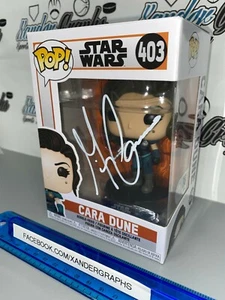 GINA CARANO CARA DUNE MANDALORIAN #403 FIRMATO AUTOGRAFATO FUNKO POP-SWAU COA - Foto 1 di 7