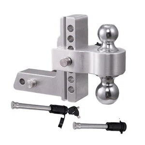 Trailer Hitch Fits 2 Inch Receiver, 6 Inch Adjustable Drop Hitch,12500LBS New- - Picture 1 of 10