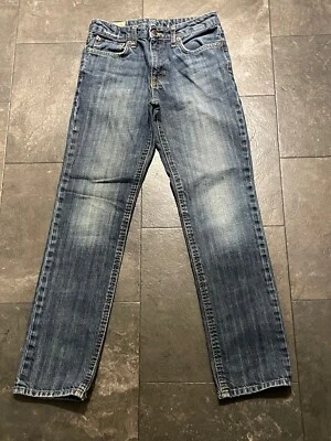 POLO JEANS Boys Size 16 Ralph Lauren Premium Dark Blue Denim Authentic Dungarees - Image 1 of 4