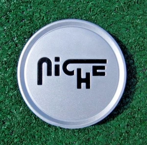 ONE Genuine NICHE CENTER CAP HUB COVER Silver 3 Inch fits Mercedes-Benz Wheels - Picture 1 of 2