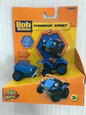 Bob the Builder Take Along SCRAMBLER die-cast vehicle by TOMY - New & rare - Image 1 of 2