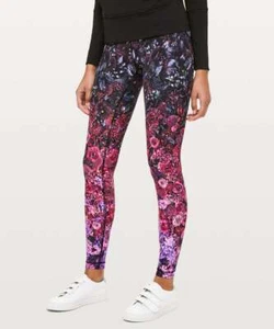 NWOT Lululemon Wunder Under HR Tight *Nulux 28" In Bloom Multi SIZE: 4, 6, 8 - Picture 1 of 13