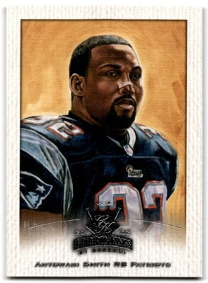 2002 Donruss Gridiron Kings Antowain Smith New England Patriots #56 - Image 1 of 2