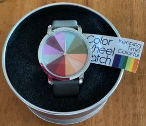NEW Color Wheel Wrist Watch NOS Streamline NYC Japan NEEDS BATTERY  - Picture 1 of 4