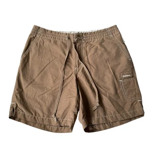 Columbia pantaloncino cargo marrone chiaro coulisse zip a scatto donna taglia XS - Foto 1 di 7