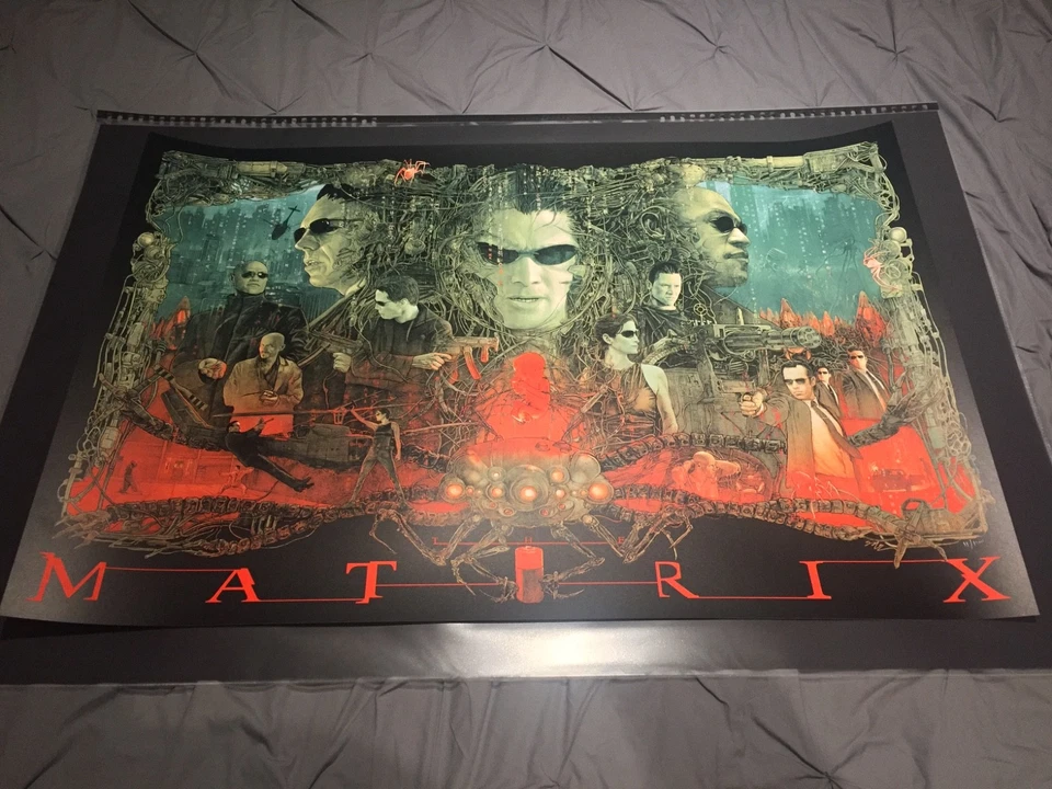 Gabz, THE MATRIX, Variante 'Pílula Vermelha', Pôster Alternativo de Filme - Imagem 1 de 4