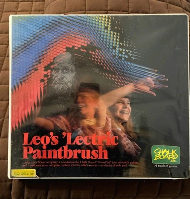 Leo's 'Lectric Paintbrush by ChalkBoard for the Atari 400 and 800 PowerPad  - Image 1 of 4