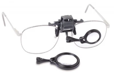 Carson OcuLens 5x / 7x Clip-on Adjustable Eyeglass Magnifier Set OL-57 - Image 1 of 4