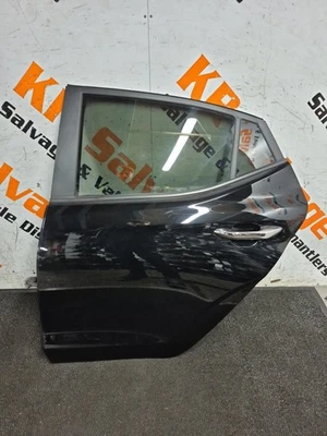 2019-2024 HYUNDAI I10 MK3 REAR DOOR PASSENGER NEAR LEFT SIDE BLACK X5B - Image 1 of 4