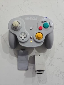 Nintendo Gamecube WAVEBIRD Wireless Controller WITH Receiver Tested Working - Picture 1 of 6