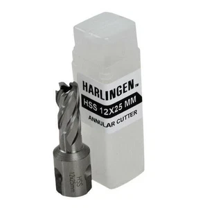12 x 25mm D.O.C HSS Weldon Shank Annular Cutter - Imagen 1 de 6