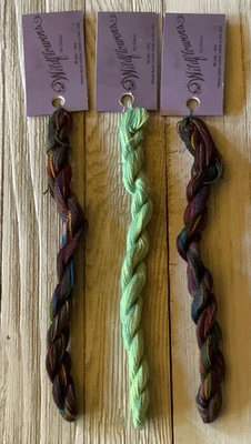 Wildflowers By Caron Mixed Needlepoint Fibers Threads Floss Lot of 3 New - Image 1 of 4