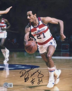 FOTO 8X10 FIRMADA AUTOGRAFIADA POR DAVE BING BALAS BECKETT BF72216 - Imagen 1 de 1