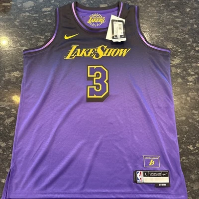 Nike Los Angeles Lakers Anthony Davis #3 Swingman Dri-Fit Youth L 14-16 - Image 1 of 4