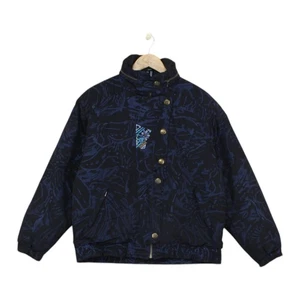 Vintage Ski Jacket Womens Size 12/14 Multicoloured Full Zip Insulated Patterned - Picture 1 of 14