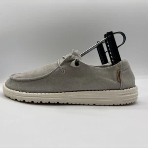 Hey Dude Wendy Chambray Light Grey Women’s 121413058 Size 8 Slip On Shoes - Picture 1 of 16