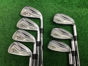 Callaway Apex Pro Iron Set 4-9,Pw 7pc Flex Stiff N.S.PRO 950GH Steel - Picture 1 of 5