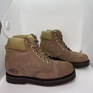Dickies Steel Toe Boots Men’s Size 8.5 Suede Leather - Picture 1 of 8