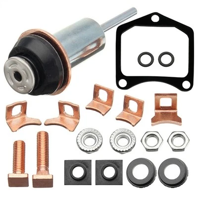Starter Repair Rebuild Kit Solenoid Contact &Plunger Set For Toyota Denso Subaru - Image 1 of 4