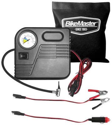 Mini compresor de aire portátil BikeMaster motocicleta ATV/UTV bicicleta de calle moto de tierra Foto 1 de 4