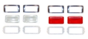 69 MUSTANG SIDE MARKER LIGHTS KIT, FRONTS AND REARS - Picture 1 of 2