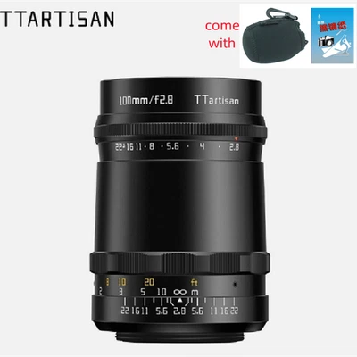 TTArtisan 100mm F2.8 Soap Bubble BOKEH MF Full Frame Lens for M42 Mount Camera - Image 1 of 4