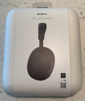 Sony WH-1000XM6 Wireless Noise Canceling Headphones - Black - Image 1 of 4