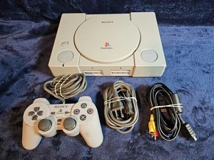 Sony Playstation One (PS1) Console Bundle Lot w/ Controller + cords - Picture 1 of 12