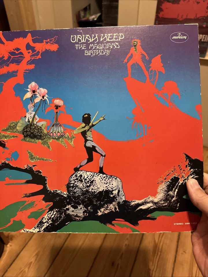 Uriah Heep the Magician's Birthday LP Vinyl Record Foto 1 de 1