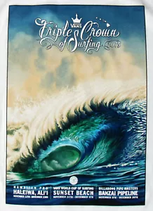 WSL Triple Crown Limited Ed. Surf Hawaii Contest White Girls Baby Tee Shirt NWT - Picture 1 of 4
