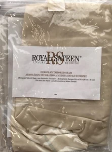 ROYAL SATEEN MANZANILLA EUROPEA PIEL BEIGE NUEVO EN PAQUETE PRECIO DE VENTA SUGERIDO POR EL FABRICANTE $165 - Imagen 1 de 2